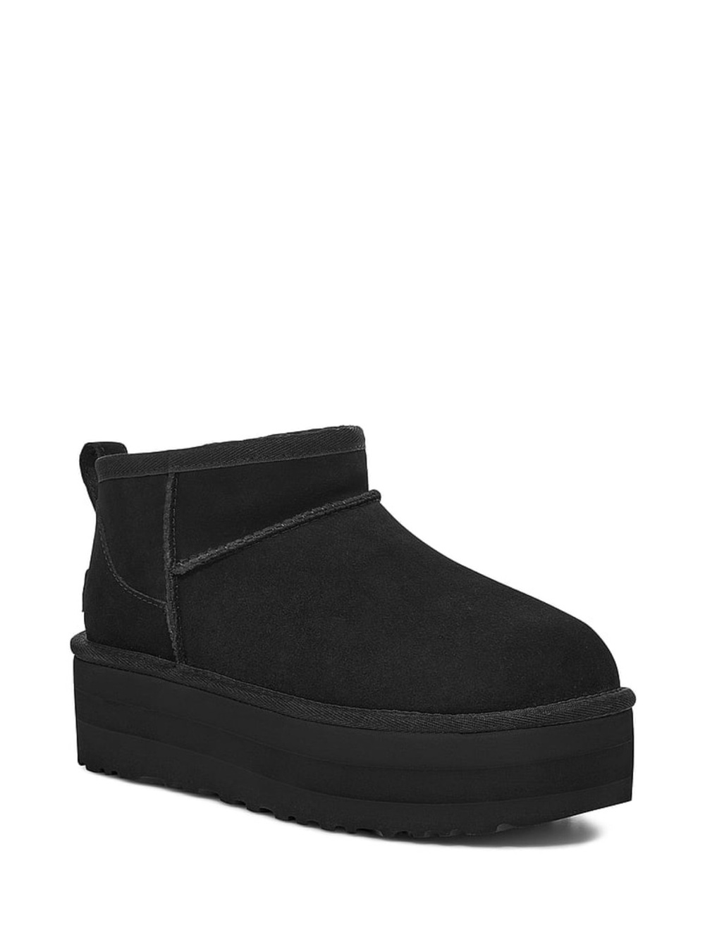 UGG Black Platform Ankle Bootie